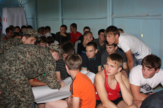 выборы командира областных военно-полевых сборов допризывной молодежи